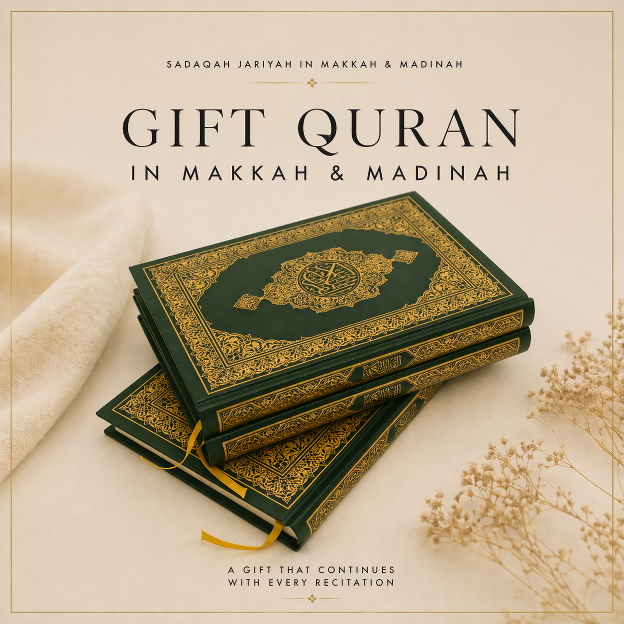 Gift a Quran in Makkah & Madinah