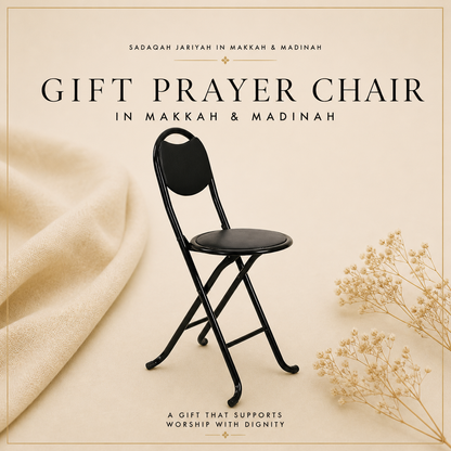 Gift Prayer Chair in Masjid al-Haram, Makkah